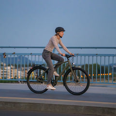 CUBE fiets met fietsverlichting 