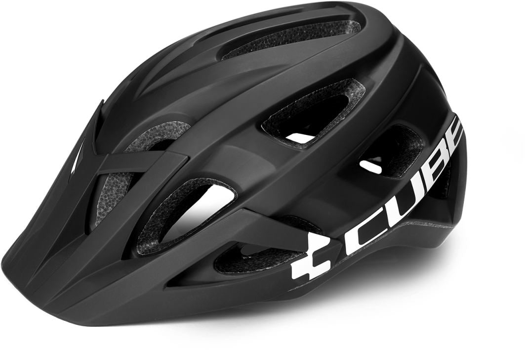 CUBE Helmet Am Race Black/White