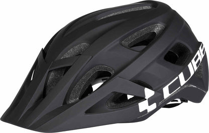 CUBE Helmet Am Race Black/White