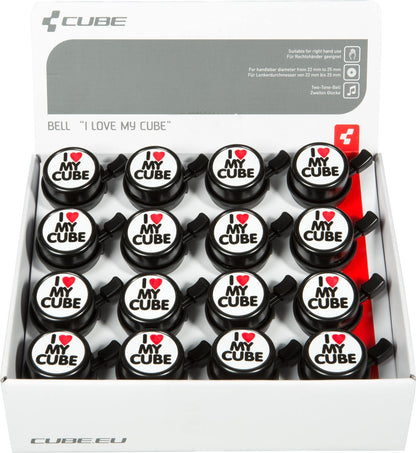 CUBE Bell Box "I Love My Cube" Black/White/Red